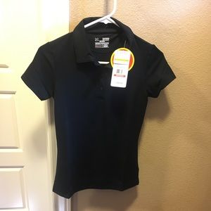 NWT Under Armour Women’s Black Polo Sz XS